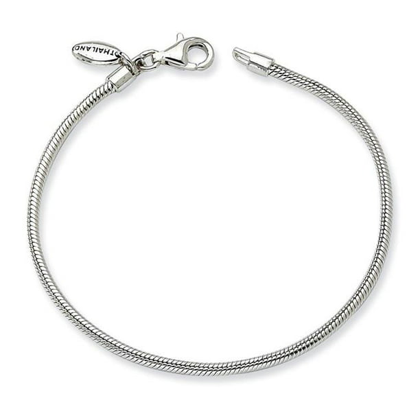 .925 Sterling Silver Childrens Enameled with 1.5 inch Extension Princess Bracelet 5.50 inches 